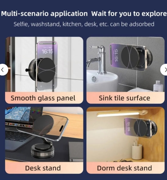 XO – C176 Magsafe Compatible Car Phone Holder – Strong Magnetic Vacuum