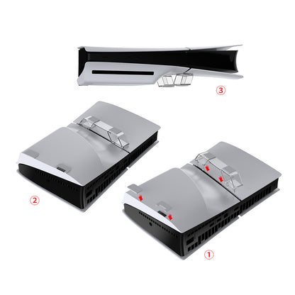 DOBE Ps5 /Ps5 Slim Console Holder Transparent Acrylic Bracket Console Holder