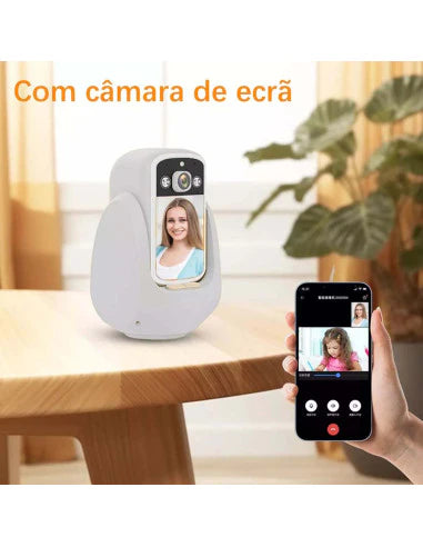 XO-CR08 200W Pixel AI Smart Camera for Two-Way Video Calling (2.4G+Bluetooth with Internet)