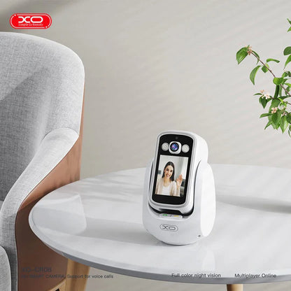 XO-CR08 200W Pixel AI Smart Camera for Two-Way Video Calling (2.4G+Bluetooth with Internet)
