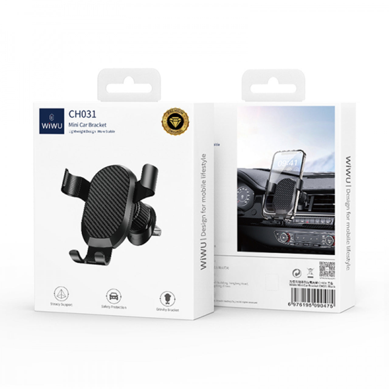 WIWU- Car Mount CH031 Black