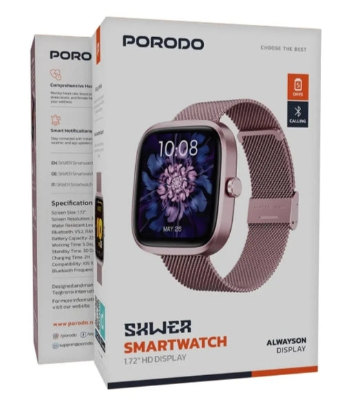 Porodo Skwer Smart Watch