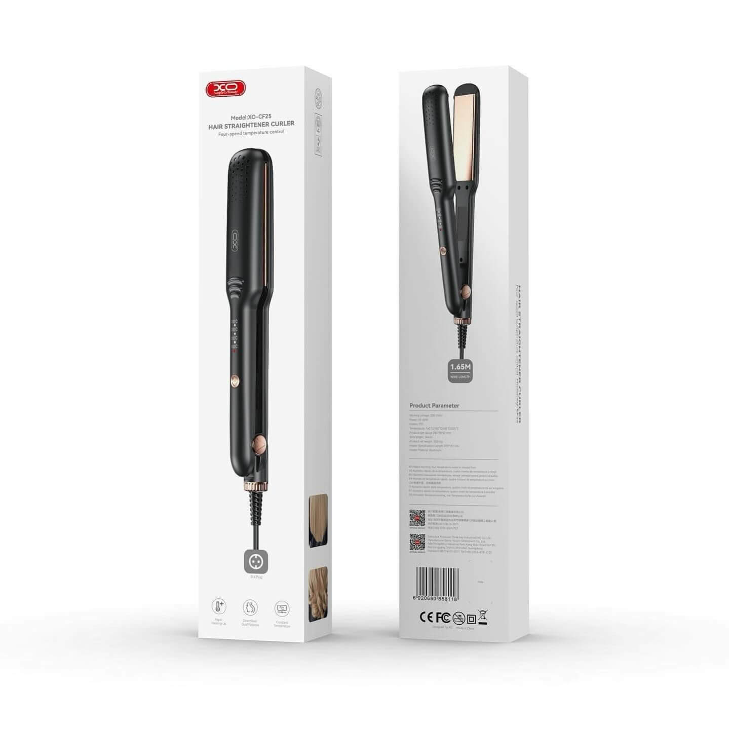 XO Smart Hair Straightener Curler #CF25